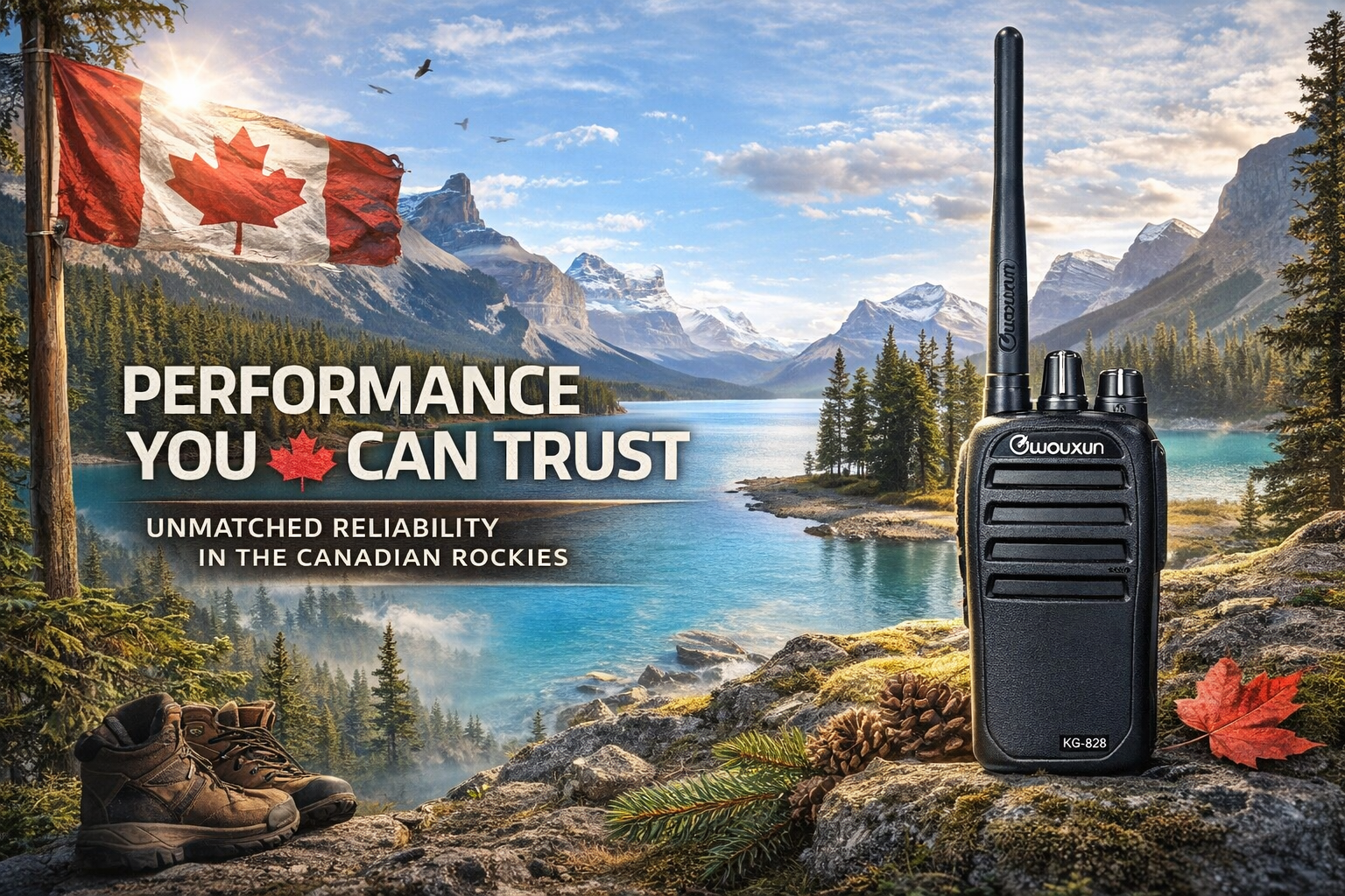 Long range two way radios designed for reliable communication in Canada